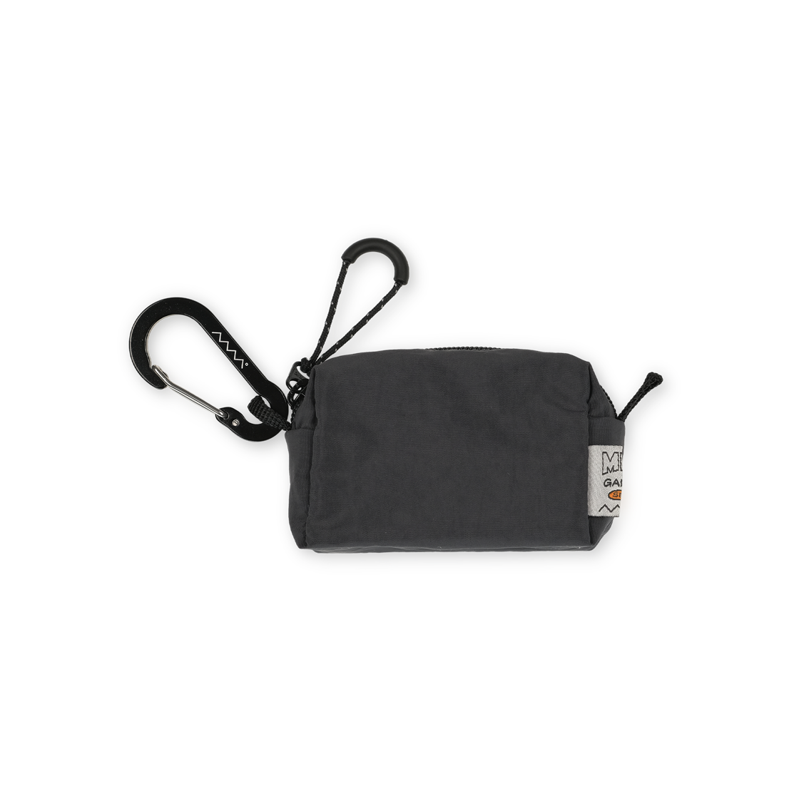 에메모가든 에메모 미니 집 파우치 02 나일론 왁스 차콜(mmogarden mmo Mini Zip Pouch 02 Nylon Wax Charcoal)