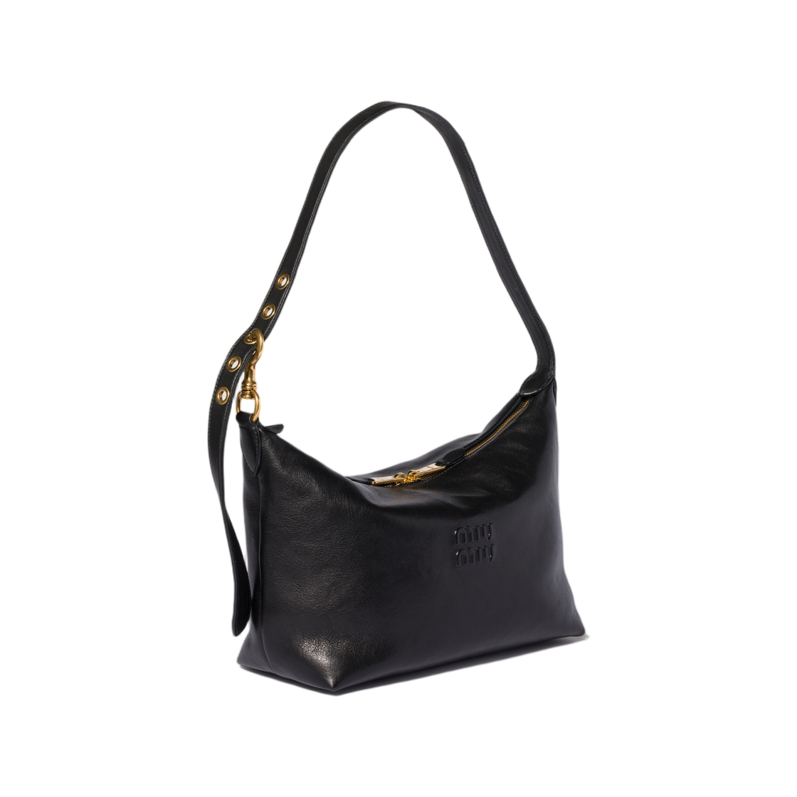 미우 미우 스피릿 나파 레더 백 블랙(Miu Miu Spirit Nappa Leather Bag Black) - 2