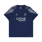 Jordan x Paris Saint-Germain 2024/25 Stadium 4th Dri-Fit Replica Jersey Blue Void Phantom (Non Marking Ver.)