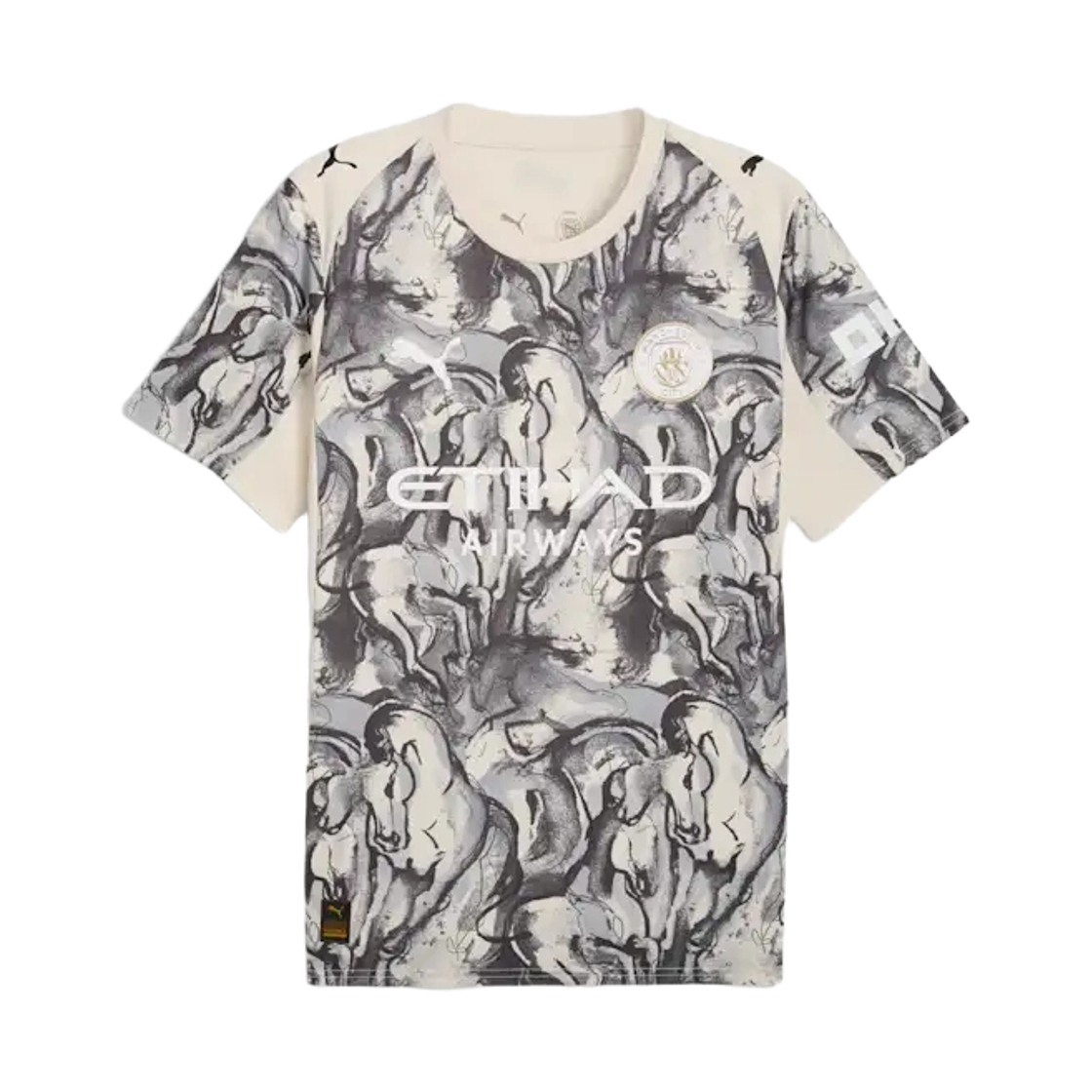 785894-02 Puma Manchester City Year of the Horse Limited Edition Jersey Alpine Snow Flat Dark Gray (Non Marking Ver.)