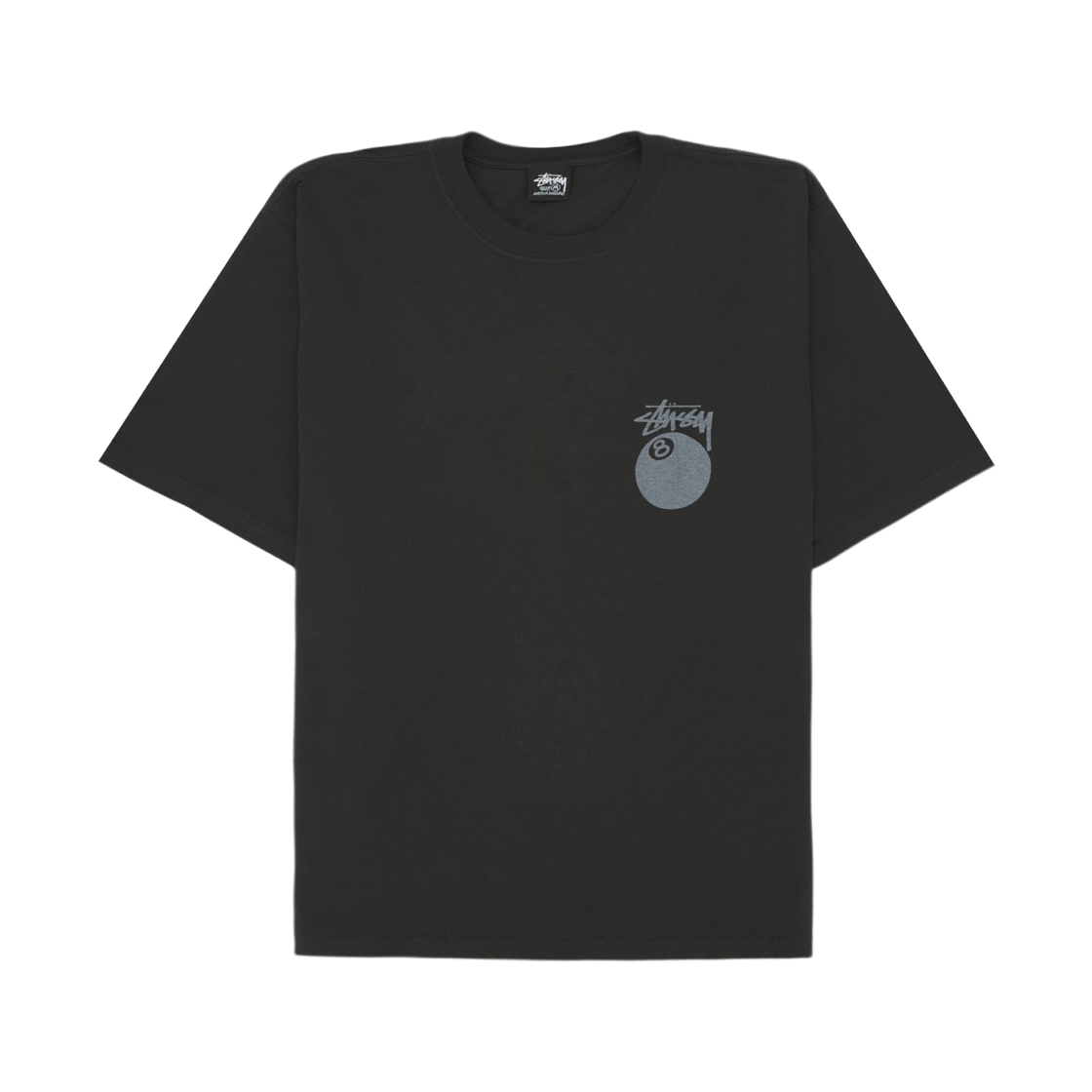 스투시 8볼 피그먼트 다이드 티셔츠 페이디드 블랙(Stussy 8 Ball Pigment Dyed T-Shirt Faded Black) - 2