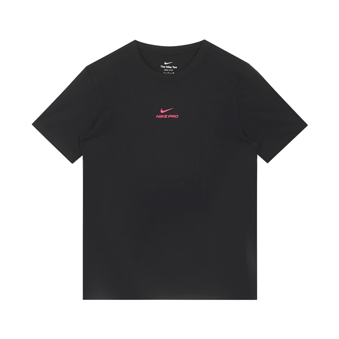 IH1948-011 Nike Pro Dri-Fit T-Shirt Black Hyper Pink - Asia