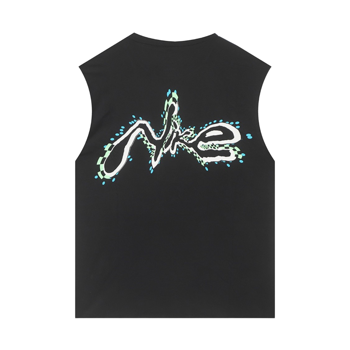 나이키 드라이핏 슬리브리스 러닝 티셔츠 블랙 - 아시아(Nike Dri-Fit Sleeveless Running T-Shirt Black - Asia) - 2