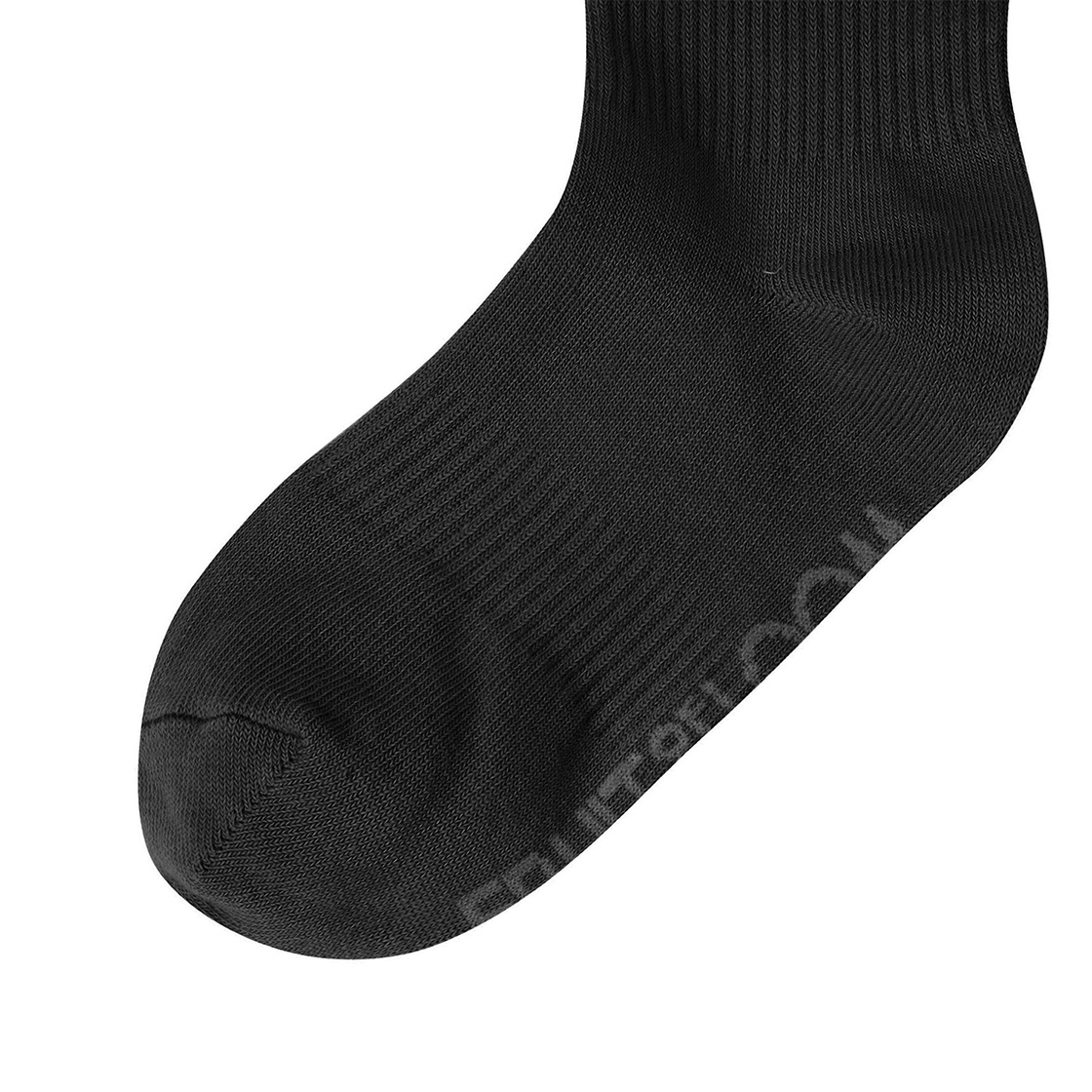 프룻오브더룸 빈티지 로고 젤리삭스 블랙(fruitoftheloom Vintage Logo Jelly Socks Black) - 2