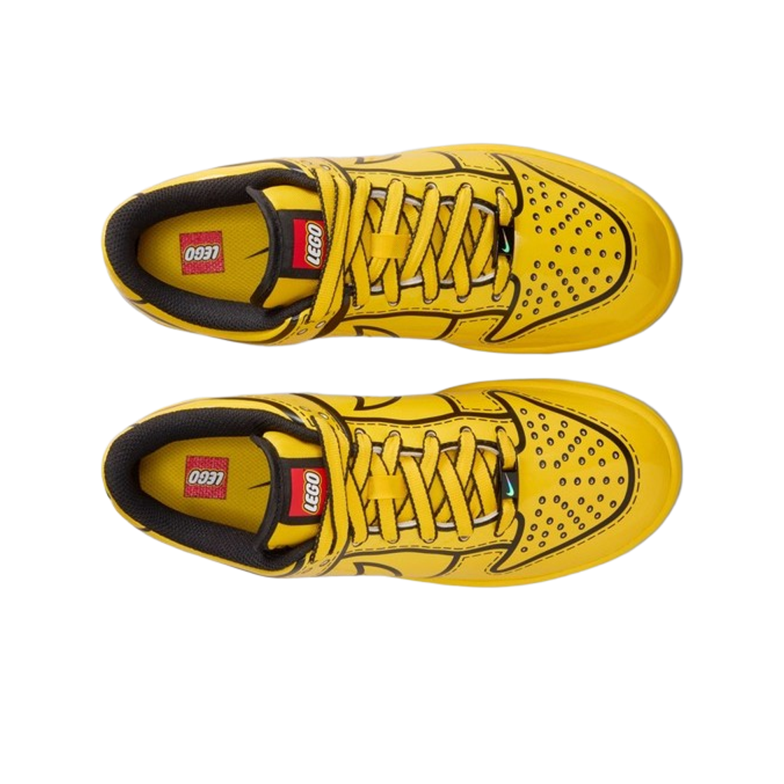 (GS) 나이키 x 레고 덩크 로우 투어 옐로우 블랙((GS) Nike x Lego Dunk Low Tour Yellow Black) - 2