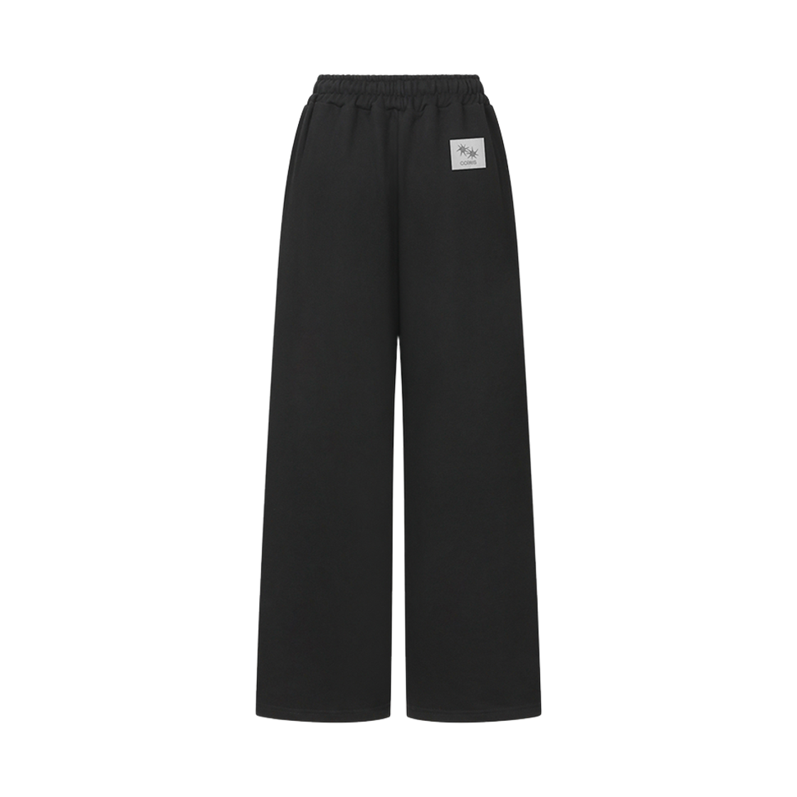 코이리스 니프 패치워크 스웻 팬츠 남녀공용 블랙(Coiris Niff Patchwork Sweat Pants Unisex Black) - 2