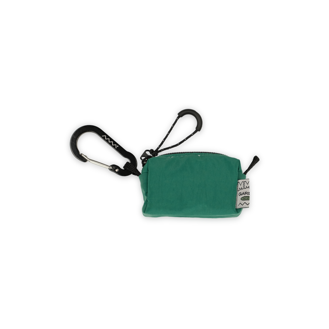 에메모가든 에메모 미니 집 파우치 01 나일론 왁스 그린(mmogarden mmo Mini Zip Pouch 01 Nylon Wax Green)