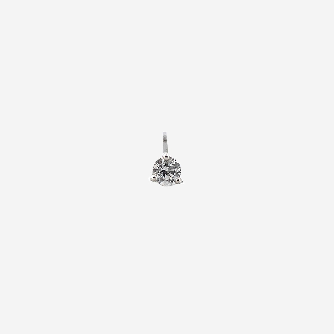 SEN.2D Scudo 0.2ct LAB DIA 3 Prong Earring