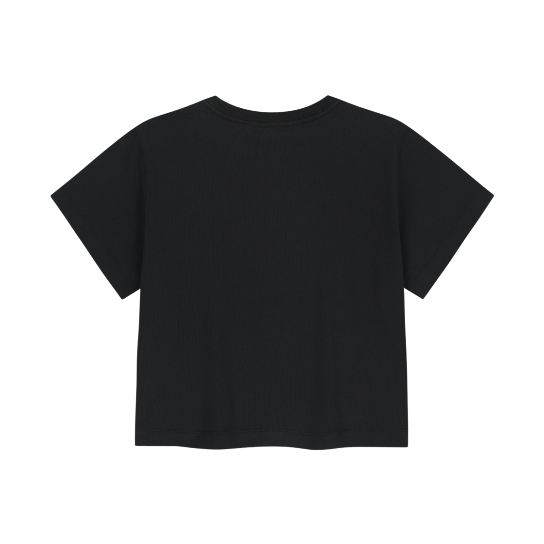 (W) 마리떼 프랑소와 저버 클래식 로고 크롭 티셔츠 블랙((W) Marithe Francois Girbaud Classic Logo Crop T-Shirt Black) - 2