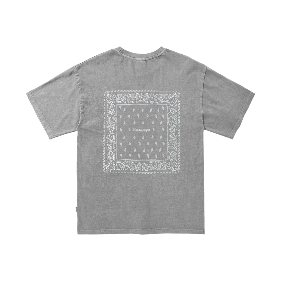 미니멀프로젝트 페이즐리 피그먼트 반팔티셔츠 MST170 라이트 그레이(MINIMALPROJECT Paisley Pigment Short Sleeve T-Shirt MST170 Lightgray)