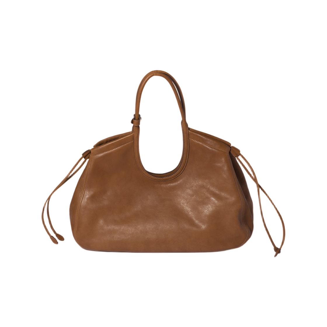 미우 미우 아이비 나파 레더 쇼핑백 백 오크(Miu Miu Ivy Nappa Leather Shopping Bag Oak) - 3
