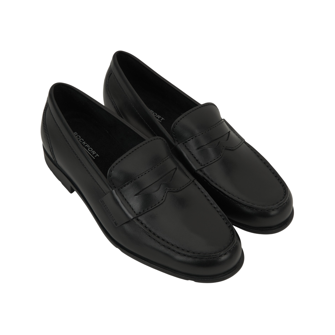 락포트 클래식 페니 로퍼 블랙 - W 와이드(Rockport Classic Penny Loafer Black - W Wide) - 4