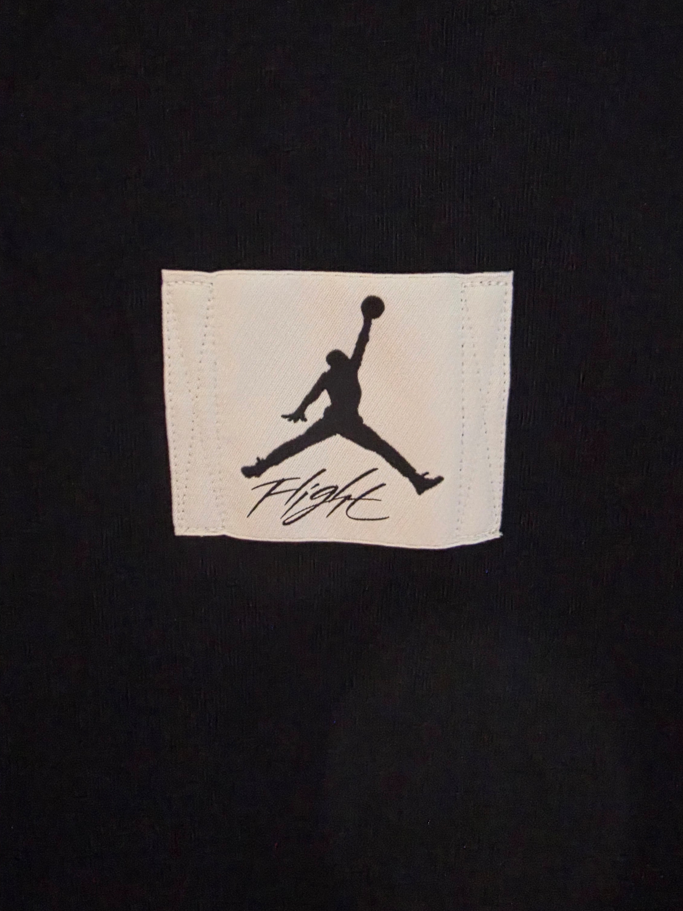Jordan Flight Essential Oversized T-Shirt Black - Asia 착용 스타일