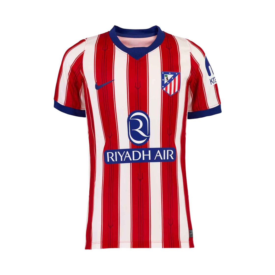 II1655-101 (Kids) Nike Atletico Madrid 2026/27 Stadium Home Dri-Fit Replica Jersey White University Red (II1655-101) (Non Marking Ver.)