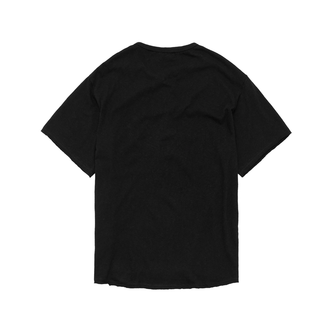 폴리테루 1/2 헨리 넥 티셔츠 블랙(Polyteru 1/2 Henley Neck T-Shirt Black) - 2