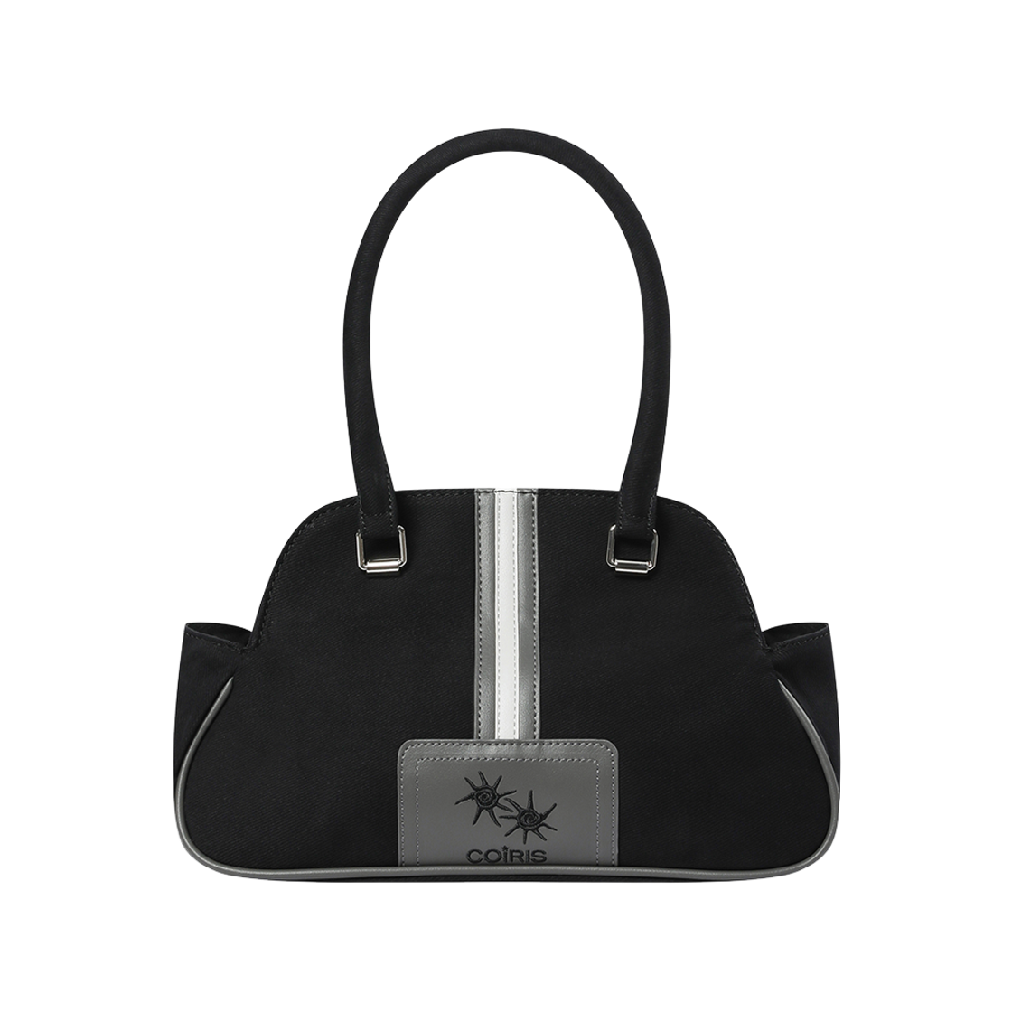C-P00000JE Coiris Morik Halfmoon Canvas Bowling Bag Black