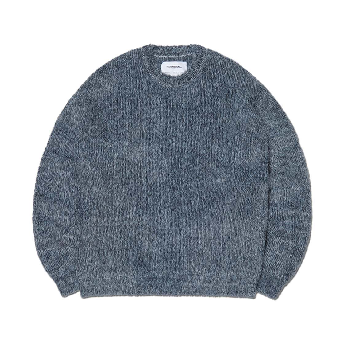 노매뉴얼 퍼즈 헤어리 니트 멜란지(NOMANUAL Fuzz Hairy Knit Melange) - 1