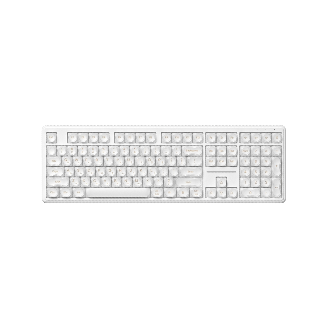 긱스타 파운데이션 유선 사무용 저소음 멤브레인 키보드 (3 컬러)(Geekstar FOUNDATION Membrane Keyboard (3 colors)) - 1