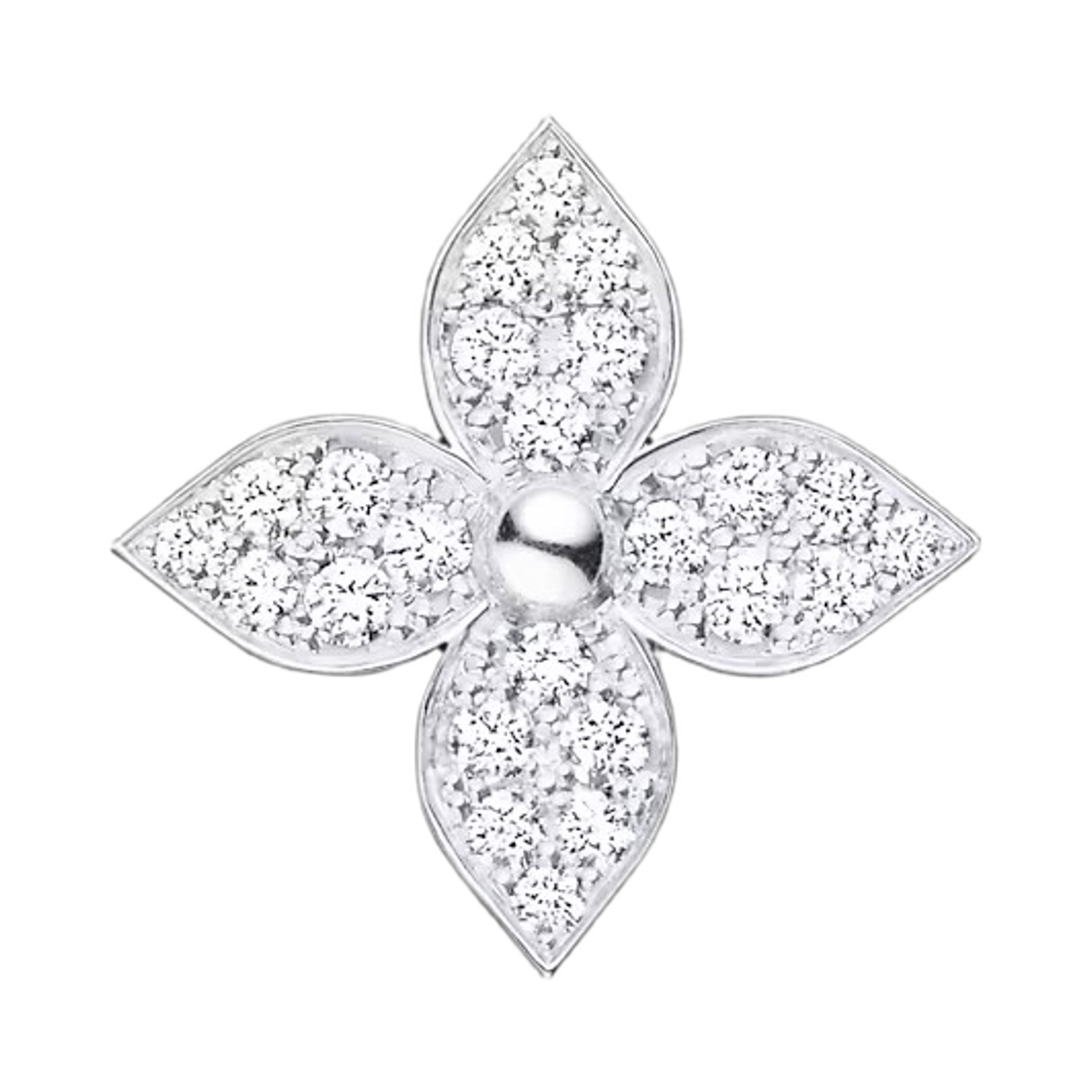 Q96966 (W) Louis Vuitton Idylle Blossom Stud White Gold Diamond Per Unit
