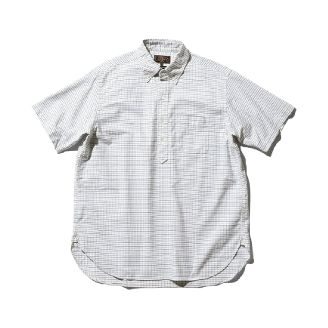 빔즈 플러스 BD 풀오버 클래식 핏 옥스포드 태터솔 블루(Beams Plus BD Pullover Classic Fit Oxford Tattersall Blue)