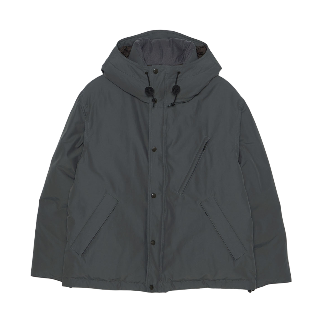 노스페이스 퍼플라벨 더블 피크 쇼츠 다운 파카 차콜(The North Face Purple Label Double Peak Short Down Parka Charcoal)