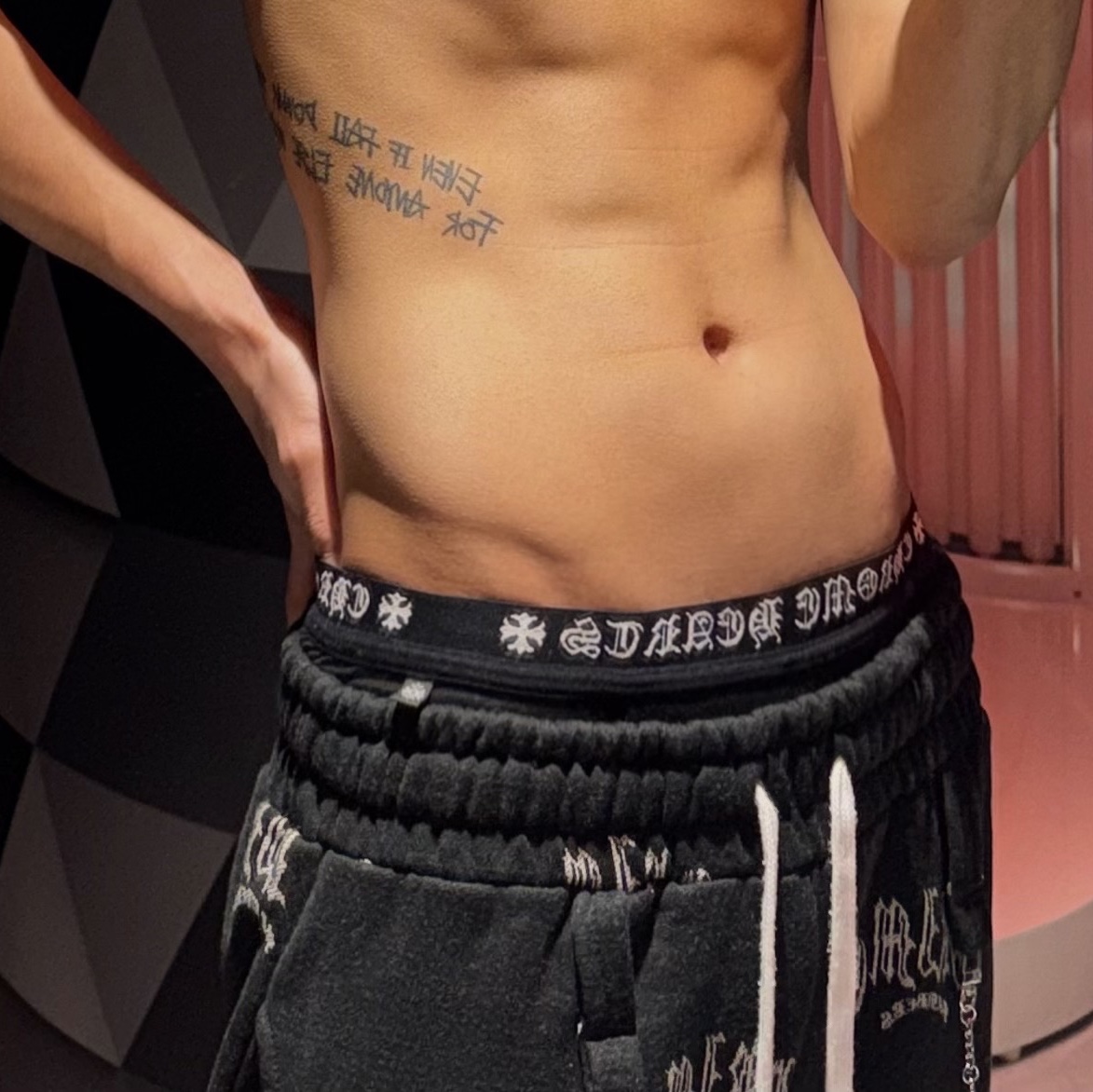 Chrome Hearts Boxer Brief Black 착용 스타일