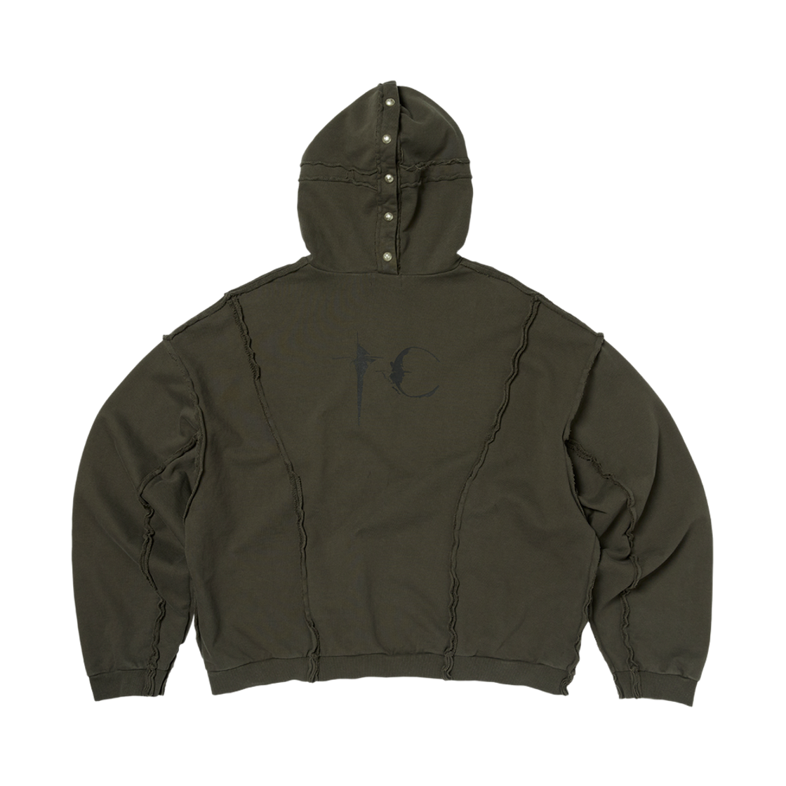 떠그 클럽 x 배틀그라운드 익스클루시브 스코프 후드 카키(Thug Club x PUBG Exclusive Scope Hoodie Khaki) - 2