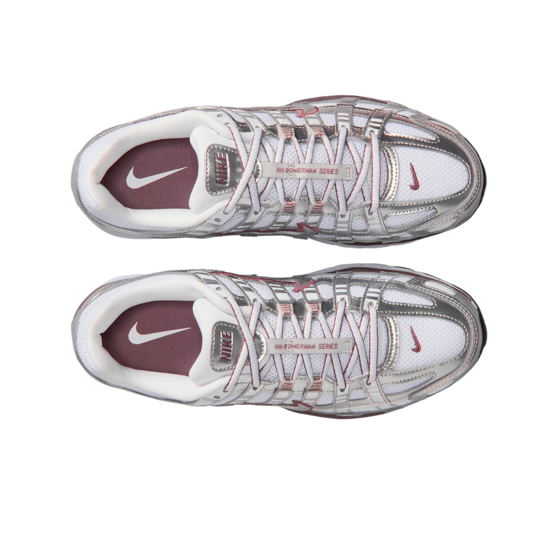 (W) 나이키 P-6000 화이트 메탈릭 실버((W) Nike P-6000 White Metallic Silver) - 2