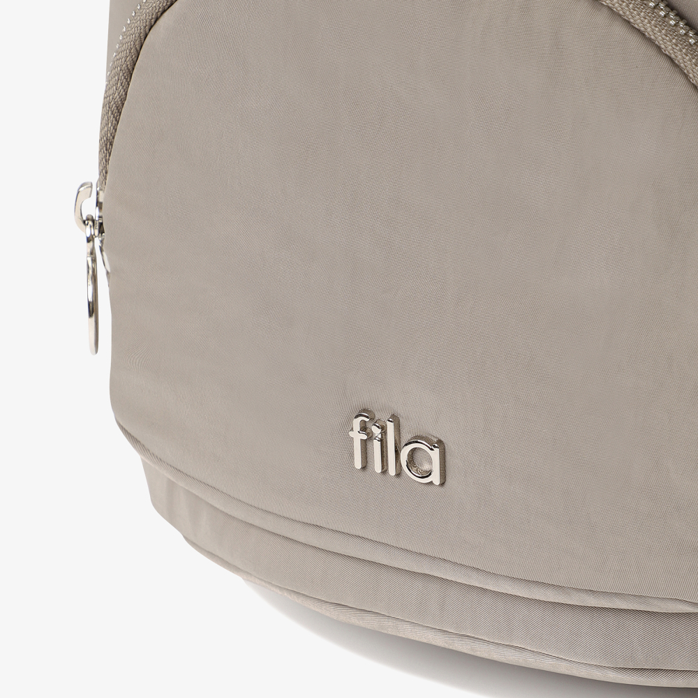 [6% 적립] 휠라 나일론 셔링 미니 백팩 베이지([6% 적립] FILA Nylon Shirring Mini Backpack Beige) - 5