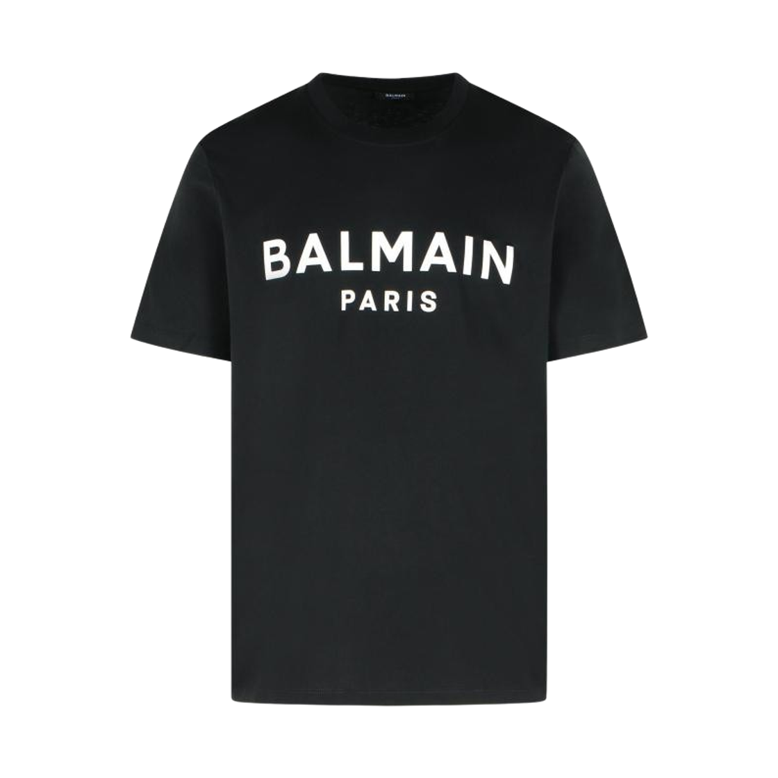 발망 로고 프린트 티셔츠 블랙(Balmain Logo Print T-Shirt Black)