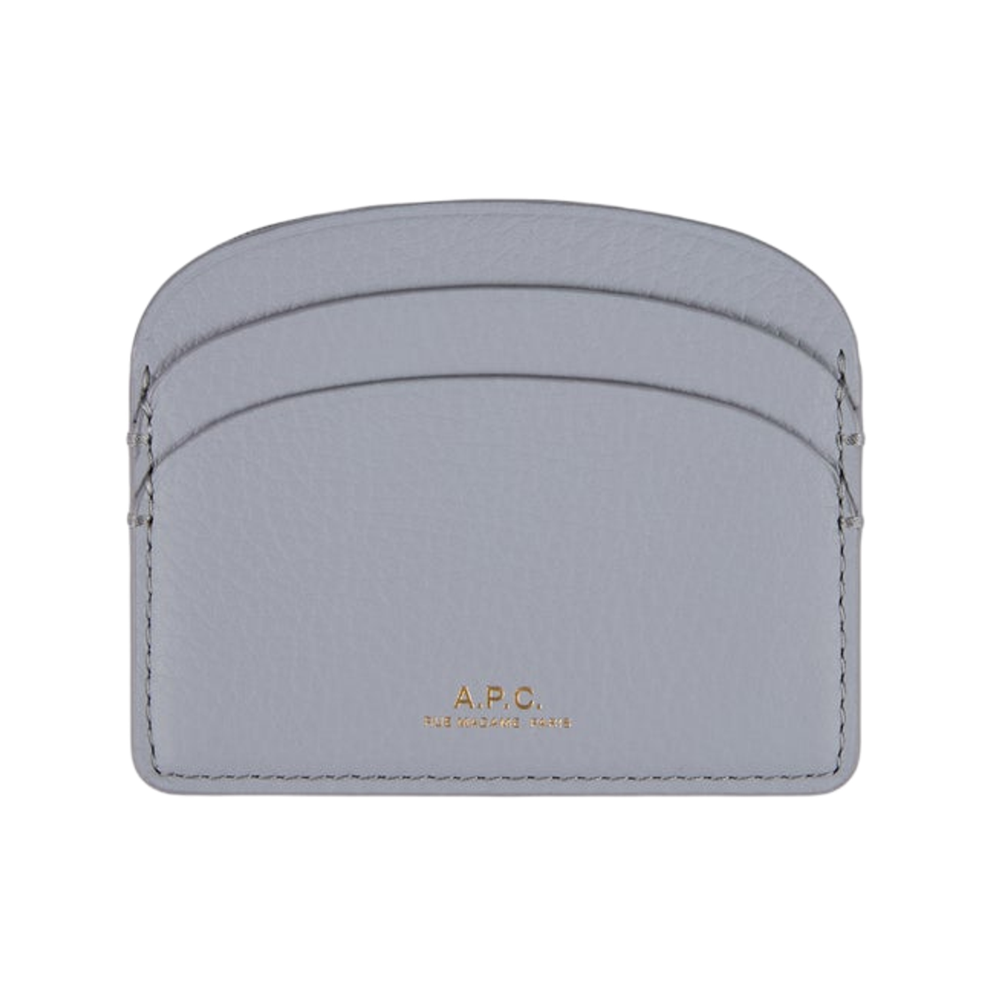PXCBC-F63270-IAF A.P.C. Demi-Lune Card Holder Steel Blue