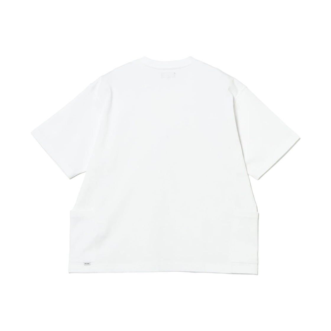 빔즈 와이드 핏 사이드 포켓 티셔츠 화이트(Beams Wide Fit Side Pocket T-Shirt White) - 2