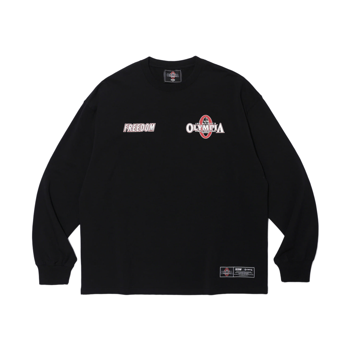 OY25SMLS0050BK FREEDOM Olympia Small Logo Long Sleeve Black