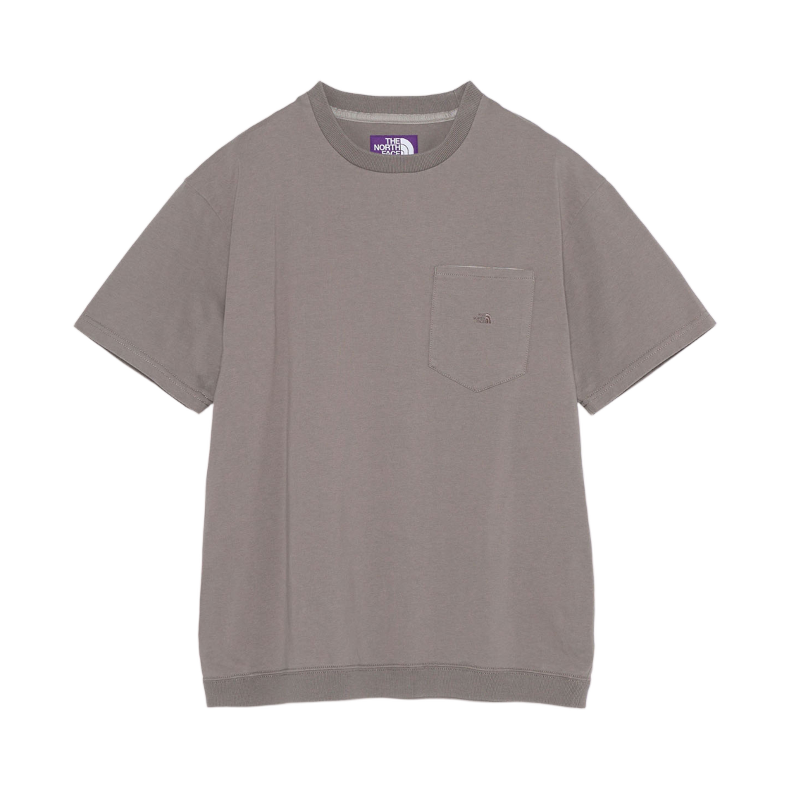 노스페이스 퍼플라벨 하이 벌키 포켓 티셔츠 그레이(The North Face Purple Label High Bulky Pocket T-Shirt Gray)