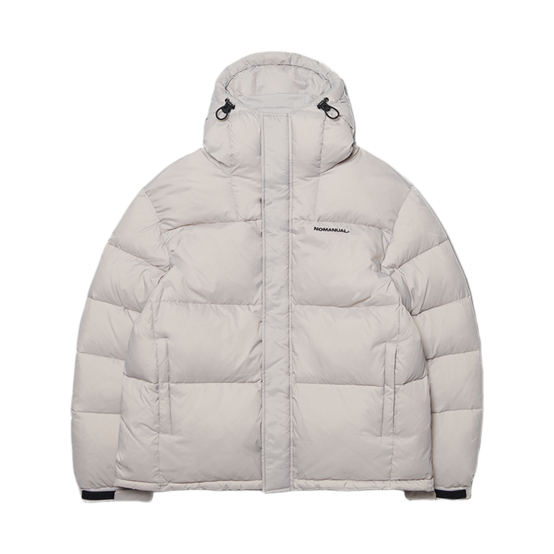 NMWF52DW15WGY NOMANUAL Hestia Hooded Duck Down Warm Gray