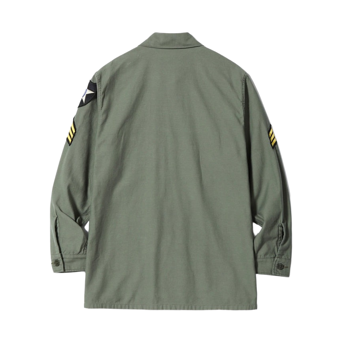 버즈 릭슨 코튼 사틴 유틸리티 롱슬리브 셔츠 올리브 그린(Buzz Rickson's Cotton Sateen Utility Long Sleeve Shirt Olive Green) - 2