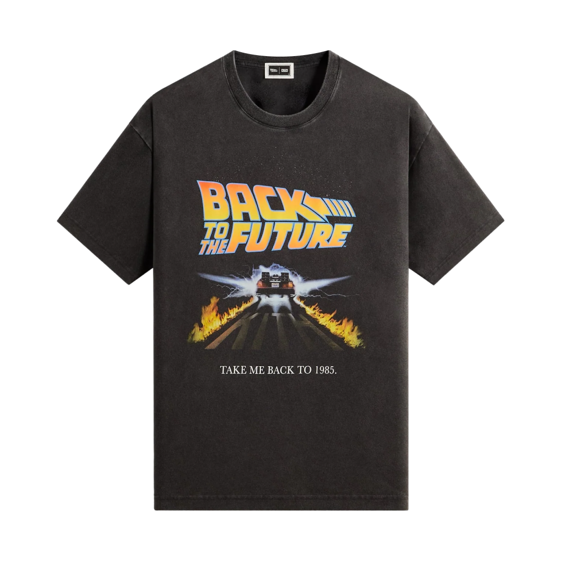키스 x 백 투 퓨처 백 투 1985 빈티지 티셔츠 블랙(Kith x Back To The Future Back To 1985 Vintage T-Shirt Black)