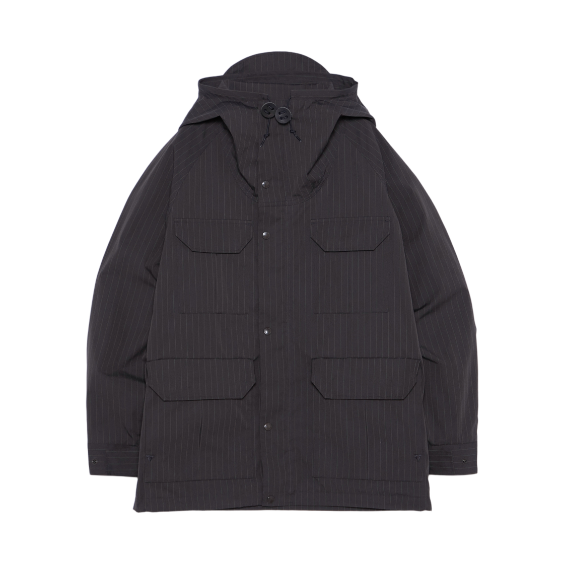 노스페이스 퍼플라벨 65 35 스트라이프 마운틴 파카 Ch(차rcoal)(The North Face Purple Label 65 35 Striped Mountain Parka Ch(Charcoal)) - 1