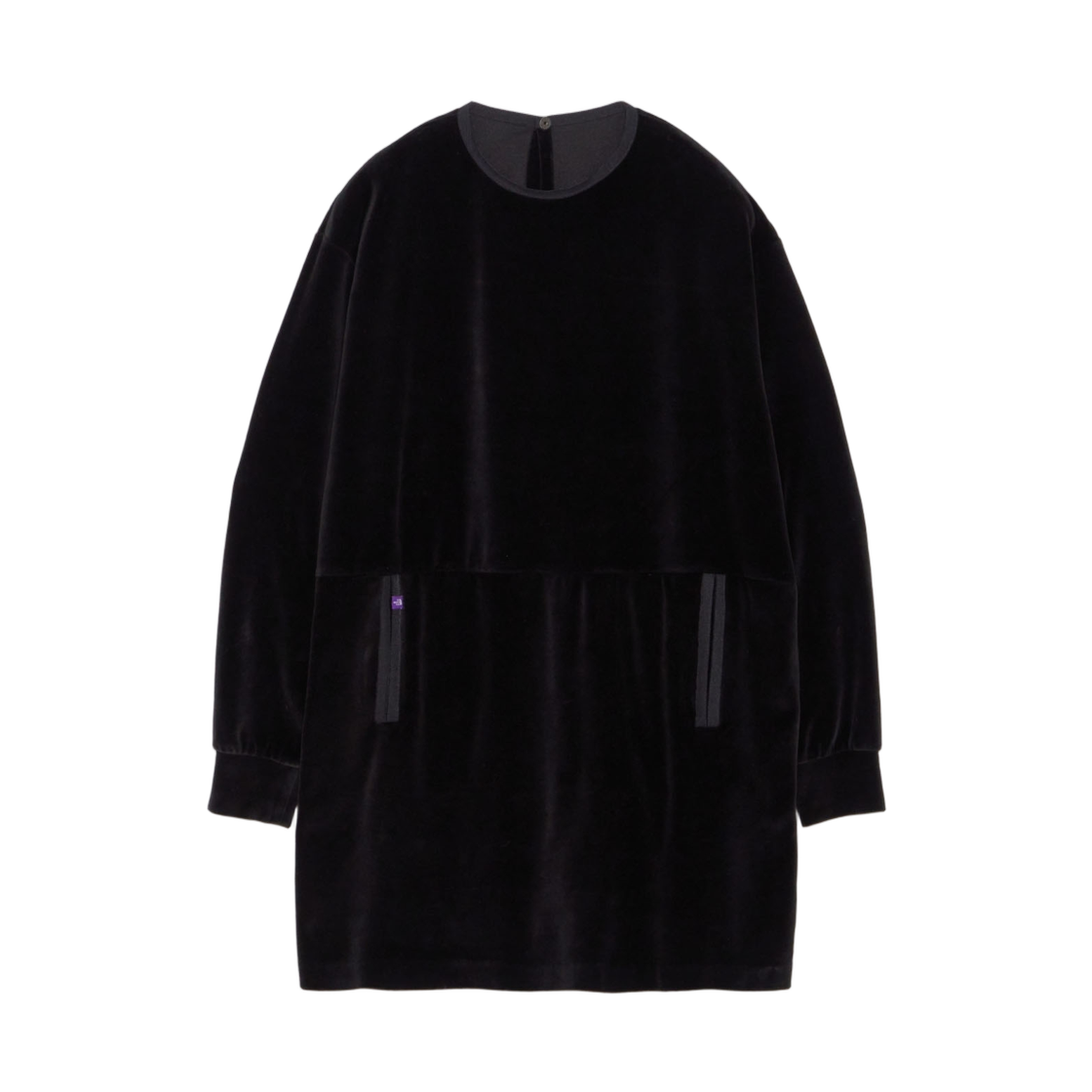 (W) 노스페이스 퍼플라벨 필드 벨루어 드레스 블랙((W) The North Face Purple Label Field Velour Dress Black) - 1