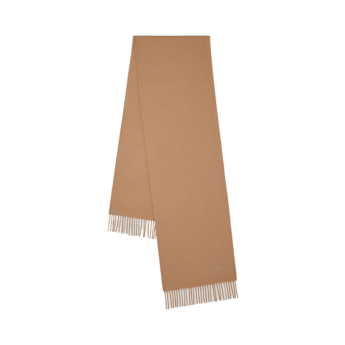 멀버리 메리노 울 스몰 솔리드 머플러 카멜(Mulberry Merino Wool Small Solid Muffle Camel)