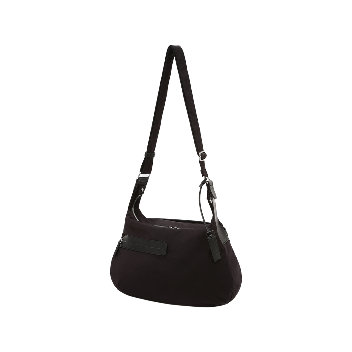 JUBA6F110BK Jillstuart Newyork Acc Black Embossed Logo Nylon Crossbody Bag