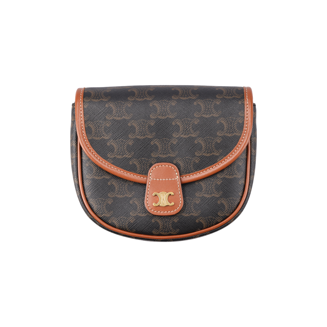 IT59U9MQOA36 Celine Mini Versace Triomphe Canvas Calfskin Tote