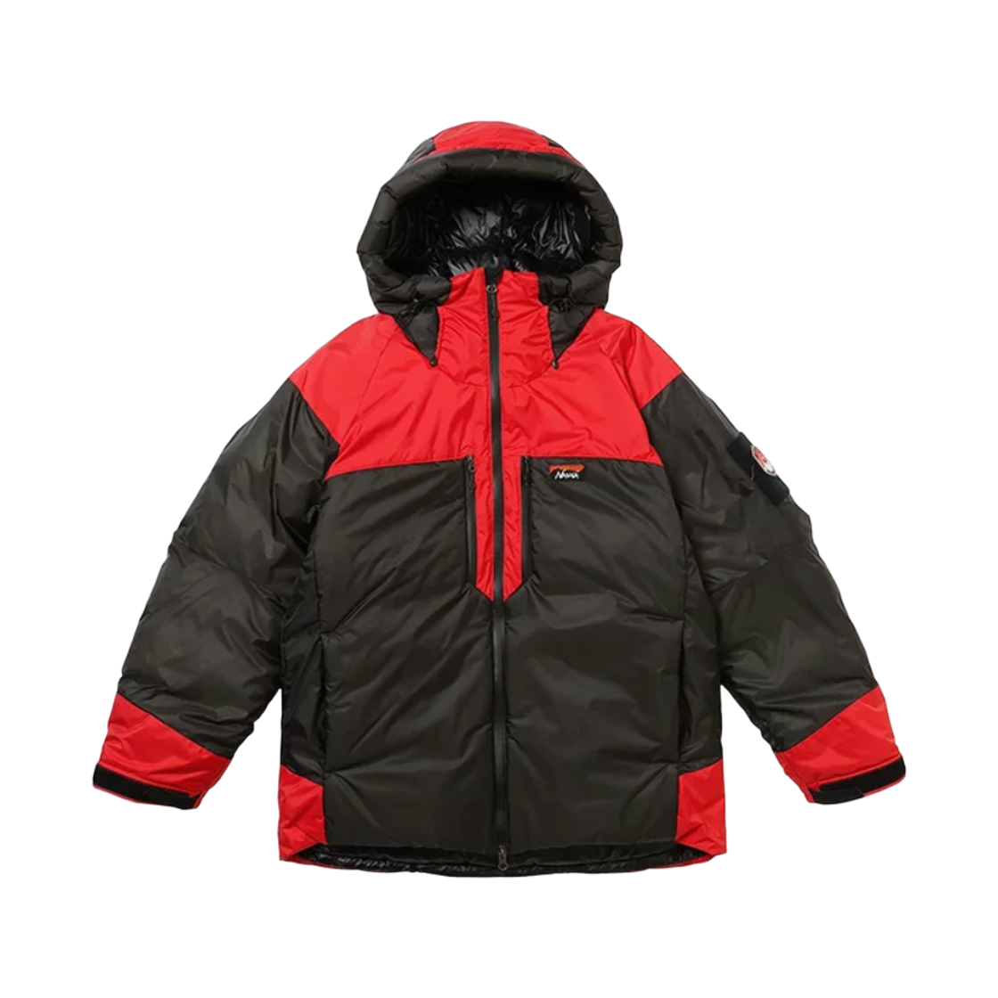 난가 30주년 오로라 텍스 콤비 다운 자켓 블랙 레드(Nanga 30th Anniversary Aurora Tex Combi Down Jacket Black Red) - 1