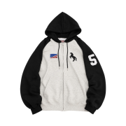 NICKEL DONKEY RAGLAN ZIP_UP