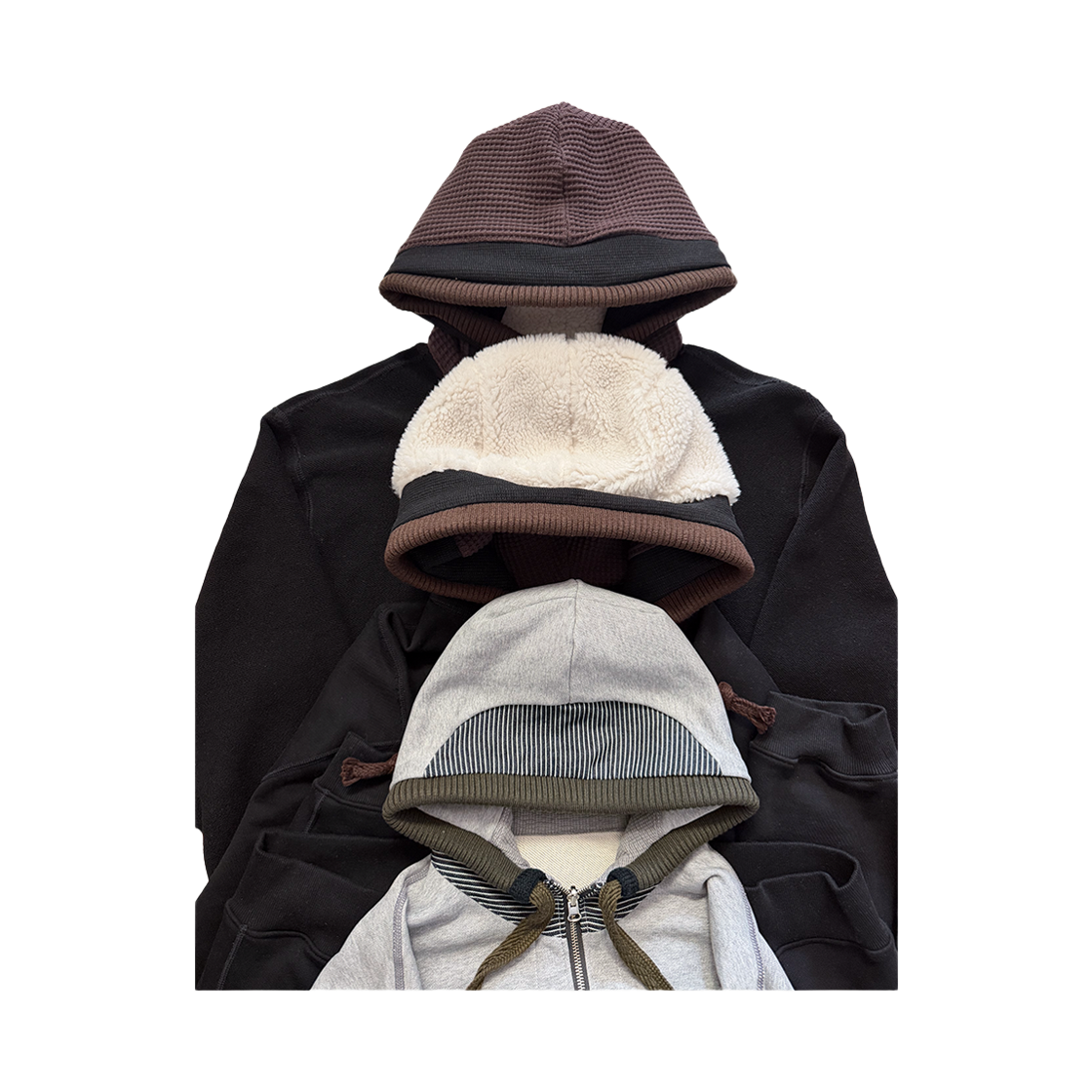 [1차 리오더] 갈릭블루스 "블루스 제브라" 리버시블 후드집업([1차 리오더] GARLICBLUES "Blue'S Zebra" Reversible Hood Zip Up) - 4