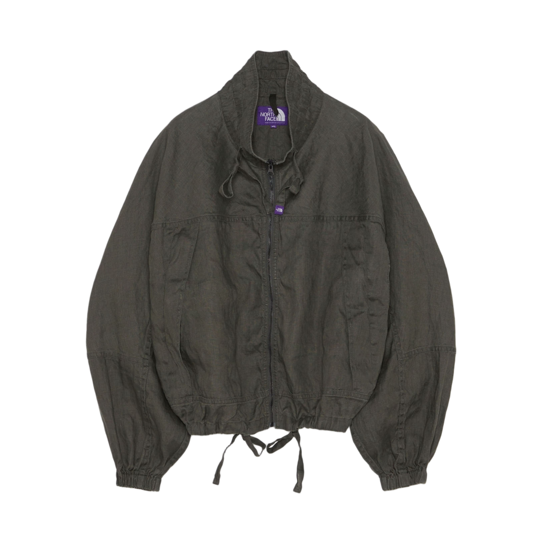 (W) 노스페이스 퍼플라벨 헴프 마운틴 필드 크롭 자켓 아스팔트 그레이((W) The North Face Purple Label Hemp Mountain Field Cropped Jacket Asphalt Gray) - 1