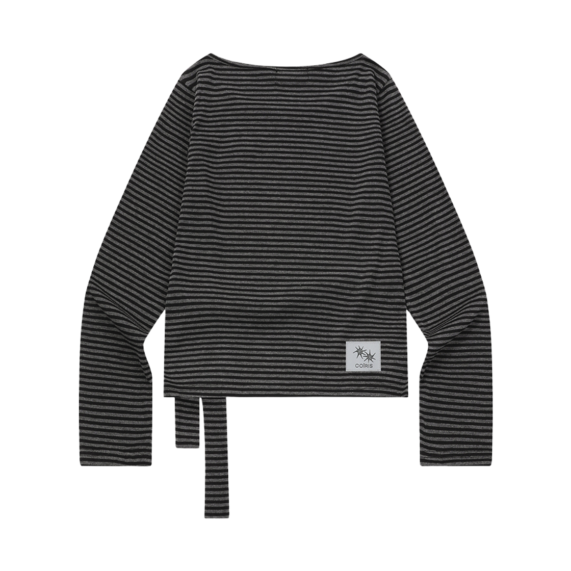 코이리스 라에트 스트랩 스트라이프 롱 슬리브 티 블랙(Coiris Raet Strap Stripe Long Sleeve T Black) - 2