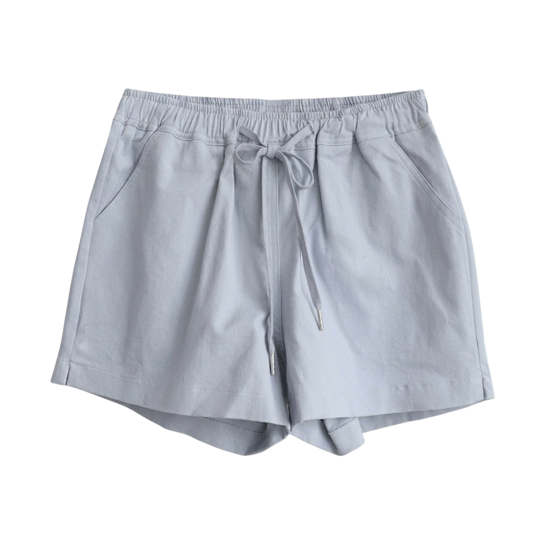 지크립 끈조절 밴딩 옆트임 스판 반바지 스카이블루(GCLIP String-Adjustable Banding Side-Slit Stretch Shorts Skyblue)