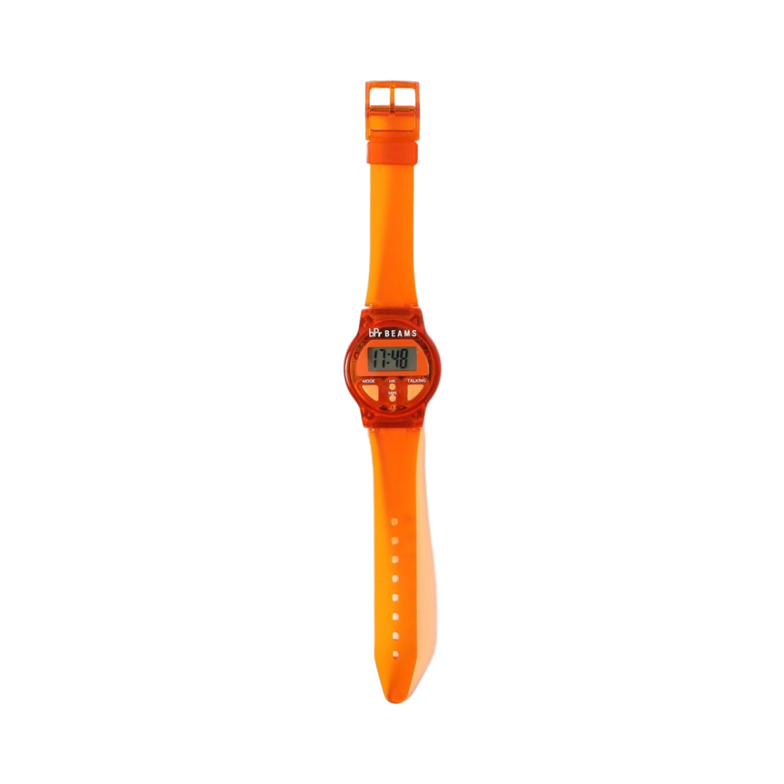 bPr 빔즈 빔즈 토킹 시리즈 토킹 워치 잉글리쉬 오렌지 클리어(bPr Beams Beams Talking Series Talking Watch English Orange Clear)