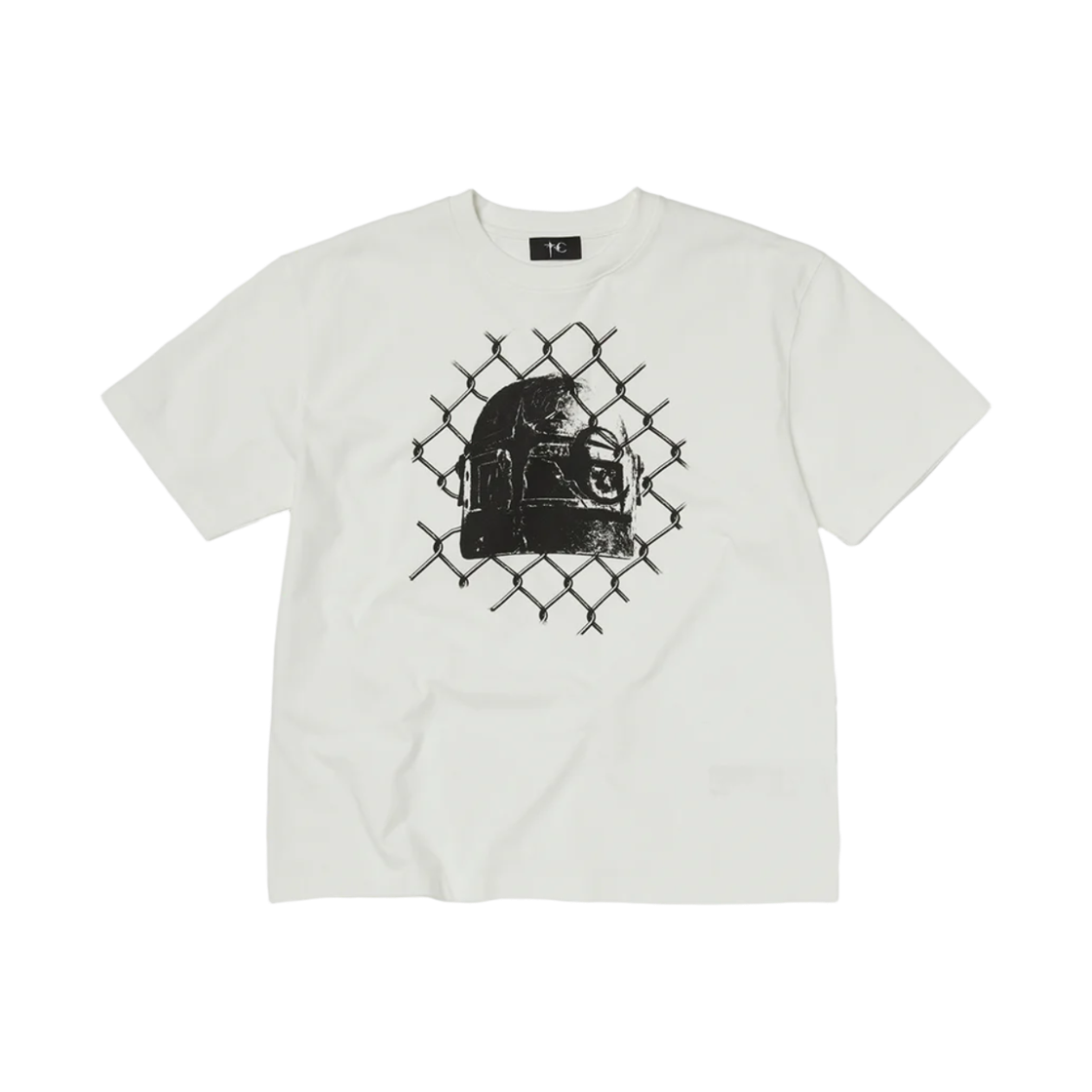 떠그 클럽 x 배틀그라운드 익스클루시브 TC 삼뚝 티셔츠 화이트(Thug Club x PUBG Exclusive TC Samtuk T-Shirt White)